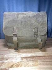 Super RARE VTG Dated 1941 WW2 US Military Satchel Canvas Shoulder Messenger Bag