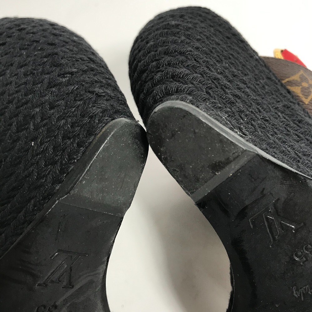 LOUIS VUITTON Tribal Mask Collection wedge sole Monogram LOUIS VUITTON Tribal Mask Collection wedge sole Monogram