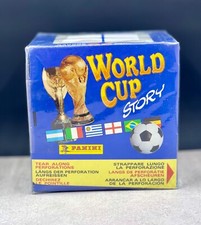 Panini 1998 Copa Mundial Historia Caja Sellada 50 Paquetes de Pegatinas Sin Abrir NO SONRICS