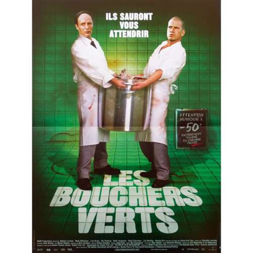 THE GREEN BUTCHERS Original Movie Poster  - 15x21 in. - 2003 - Anders Thomas Jen - Afbeelding 1 van 1