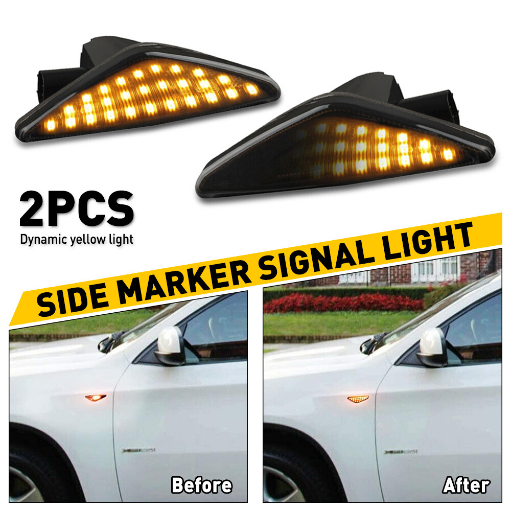 LED Side Marker Light Fit 20112014 BMW X3 SUV (F25) 20072013 BMW X5