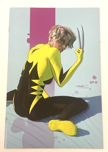SPIDER-GWEN GWENVERSE 1 MIKE MAYHEW NYX 4 X-23 HOMMAGE VIRGIN VARIANT B COVER - Bild 2 von 8