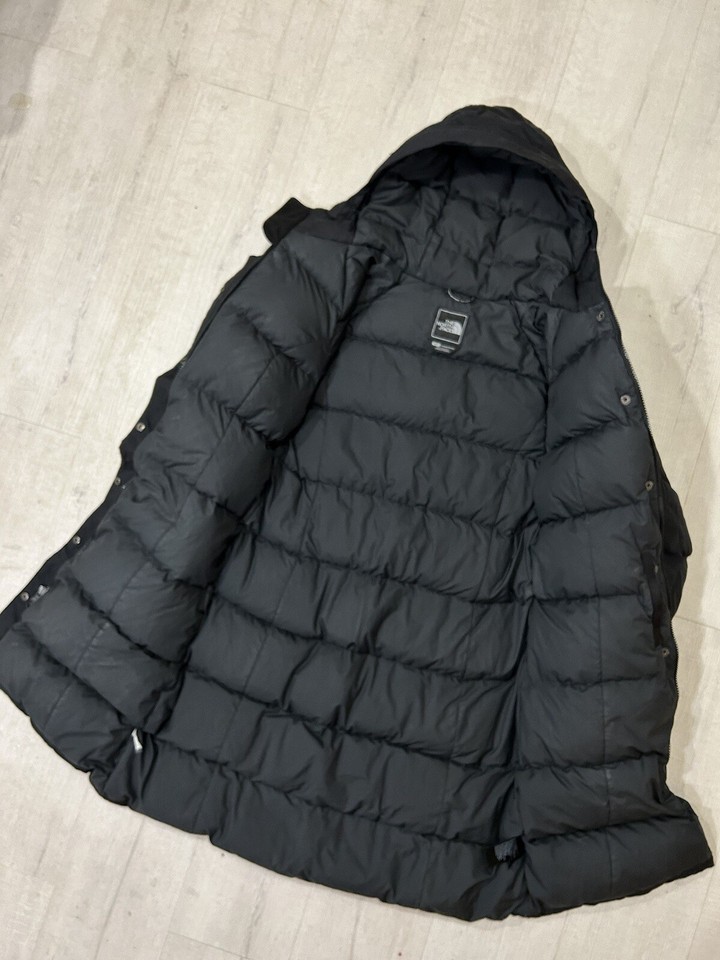 THE NORTH FACE 550 DOWN PARKA JACKET Womens SIZE SMALL LONG eBay