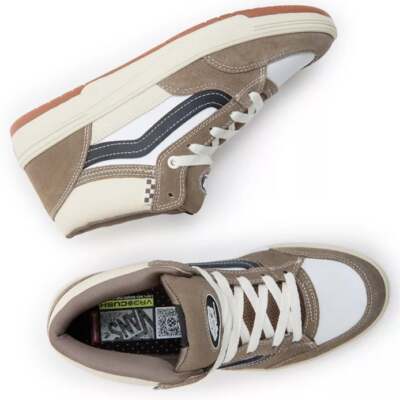 Men VANS ZAHBA MID SKATEBOARD SHOE - WALNUT 100% Original Brand