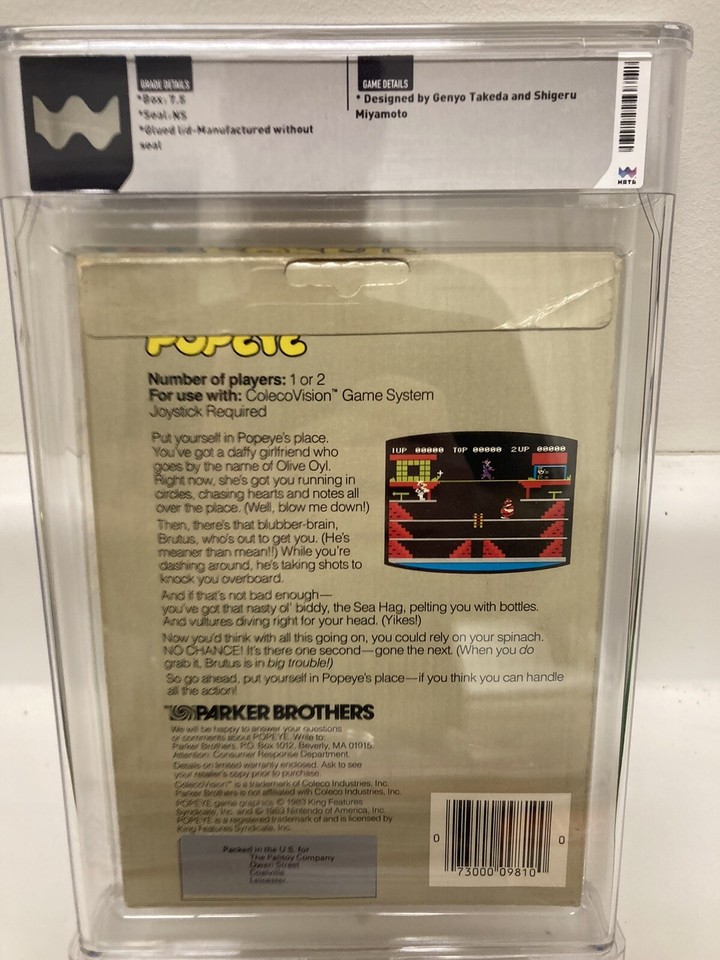 Jeu ColecoVision VICTORY - Factory Sealed - Version PAL CBS - Neuf Sous Blister