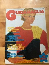 Guida maglia e uncinetto n. 34 1983 la maglia i cuscini alla fragola