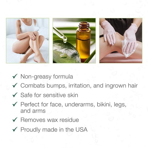 Clean & Easy Professional Calming Oil infused with Azulene 59ml/2oz. Waxing, Spa - Picture 4 of 5