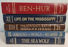 5 Reader's Digest SeaWolf BenHur Mississippi Sherlock Holmes Around The World HC