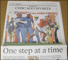 10/15/2023 Chicago Tribune Sports Bears D.J. Moore Rome Odunze Huskies ALCS