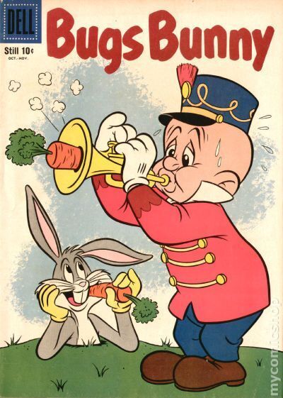 Bugs Bunny #63 GD/VG 3.0 1958 Stock Image Low Grade