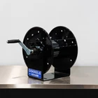 Cox Custom High Pressure Washer Hose Reel Black | Hand Crank | Up To 100' Hose