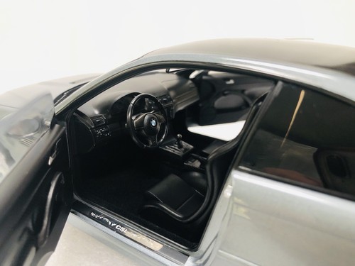 1/18 Norev 2003 BMW M3 CSL E46 Grey Metallic Diecast With Opening Limited - Picture 17 of 24