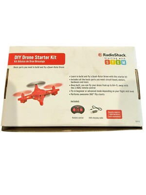 DIY Drone Starter Kit by Radio Shack Intermediate 47 Parts Quad