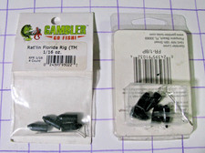 Gambler (4) Rat'lin Florida Rig, 1/16oz & (5) Florida Rig Goop Weight, 1/8oz-NEW