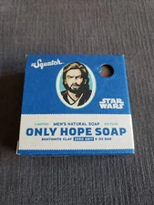 Dr. Squatch Star Wars Obi Wan Jedi Knight Soap Bar 5oz ZERO GRIT Bentonite Clay