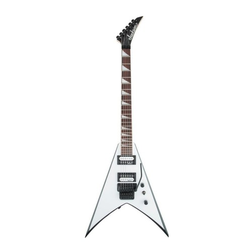Jackson JS Series King V JS32 Electric Guitar (White with Black Bevels)