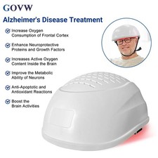 810nm NIR Light Therapy Helmet 280pcs LED Diodes PBM for Brain Health Cognitive