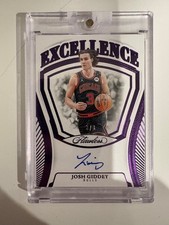 2024-25 Flawless Josh Giddey Auto Amethyst Excellence 3/3 Jersey Number Match!! 
