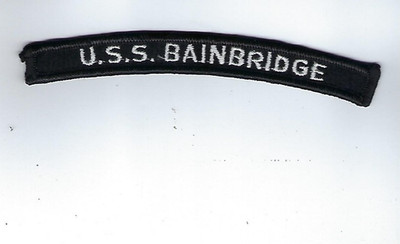 USS Bainbridge, DLGN-25,  US Navy ''Rocker''