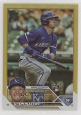 2023 Topps Series 2 Gold Foil Drew Waters #543 1lf2