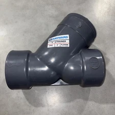 Hayward YS10400T 4" Flow Control Y Strainer PVC 150PSI *NEW*