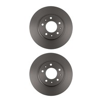 2 Bremsscheiben Vorderachse BelüFtet Ø 64,1 Mm 25 Mm Valeo FüR U.A. Honda Accord
