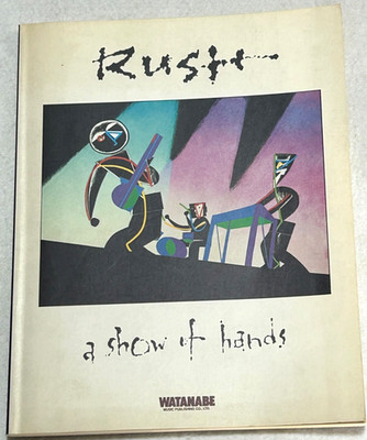 Rush A Show Of Hands Band Score Japan Gitarre Bass Schlagzeug Gesang Tab Musik Buch