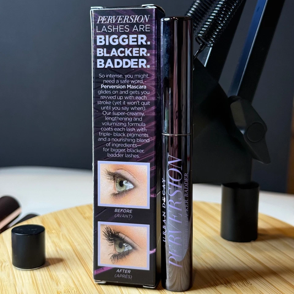 Urban Decay Perversion Volumizing Mascara Bigger Blacker Badder Travel Size New - Image 3 of 4