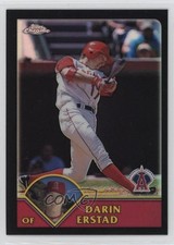 2003 Topps Chrome Black Refractor /199 Darin Erstad #336 3bh