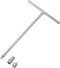 3/8" Drive T Handle Wrench with Long Reach-Chromium Vanadium Steel,with Inclu...