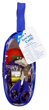 Allary Deluxe Sewing Kit in Zipper Pouch with 5-1/2-Inch Scissors