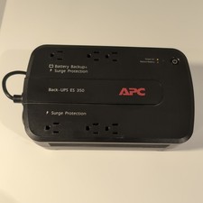 APC Back-UPS 350 Surge Protector Battery Backup BE350G, 6-Outlet,Used NO battery