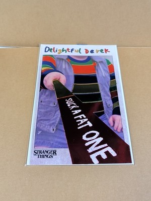 Fame Stranger Things Delightful Derek - Lloyd Bailey Ultra Foil  #27 /100 COA NM