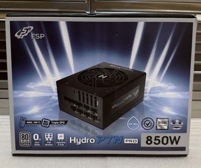 FSP Hydro PTM 850W Pro 80 Plus Platinum Full Modular 12V Power Supply HPT2-850M