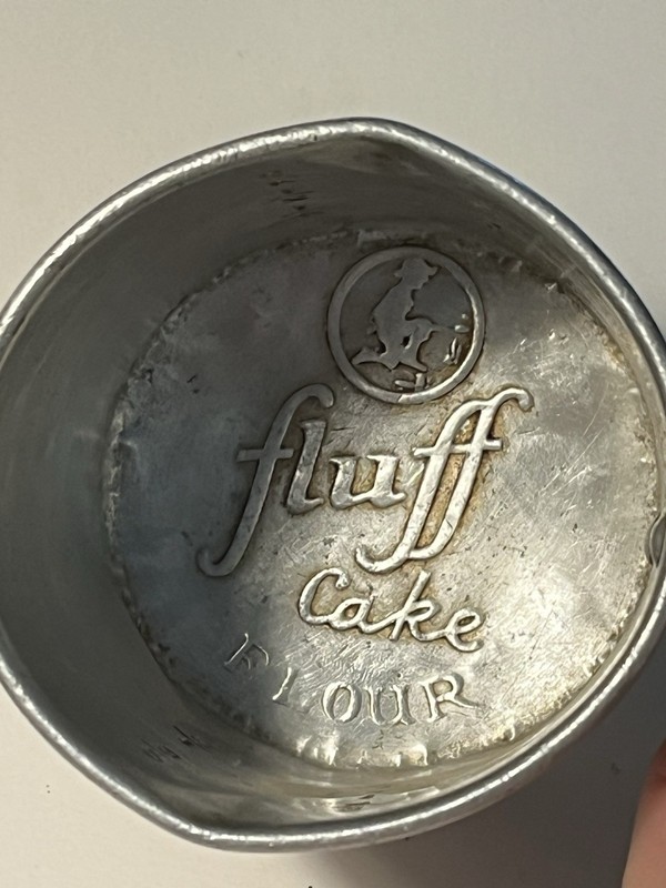 Vintage Fluff Cake Flour Measure One Cup