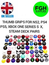 Thumb Grips Caps Pairs Joy Nin Switch 2 PS4 PS5 Xbox 1 Series S X NS2 Steam UK