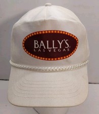 Vtg Ballys Las Vegas Casino Trucker Snapback Rope Hat Cap KC Brand OSFA