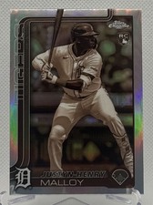 2025 Topps Chrome - Justyn-Henry Malloy #224 Sepia Refractor (RC)