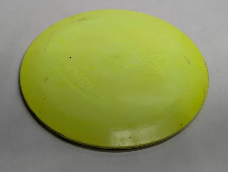 Innova Star TeeRex Disc Golf Distance Driver 176g Yellow Old Run Penned PFN - Image 3 of 4