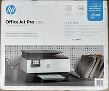 HP OfficeJet Pro 9018 Wireless Color Inkjet All-In-One Printer, Scan, Copy, Fax