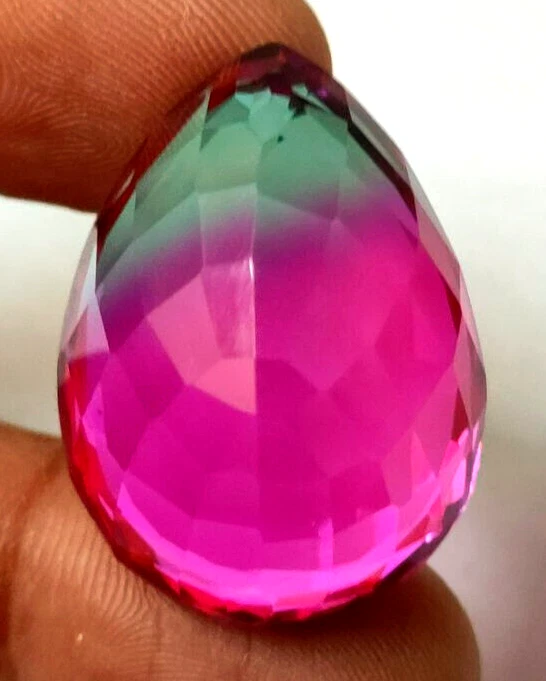 Large Tourmaline 70.40 Ct. Pear Cut Multi-Color Loose Gemstone Gift For Women - Image 4 of 4