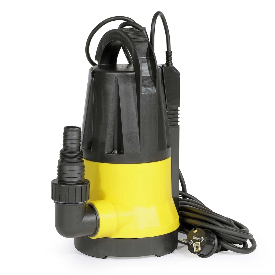 Wiltec Schmutzwasserpumpe mit Sensor 400W Tauchpumpe 8500l/h Wasserpumpe Pumpe - Bild 3 von 4