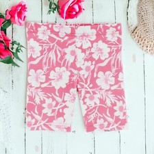 Carter’s Baby Girls Pink Floral Bike Shorts – Stretchy Cotton Knit Bottoms 3M