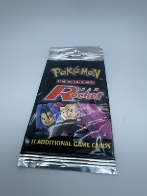 Pokemon Team Rocket EMPTY Pack Jesse & James #PT124