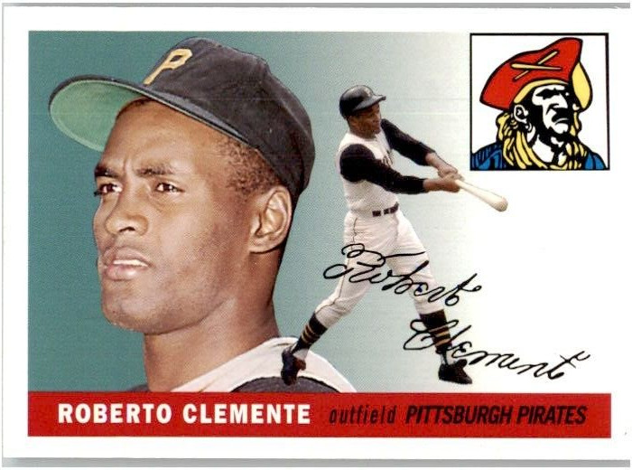 ROBERTO CLEMENTE 2006 TOPPS ROOKIE OF THE WEEK BASEBALL CARD # 7