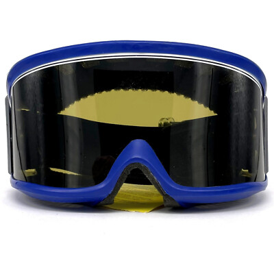 Vintage CEBE '' STOP FOG SPECIAL '' ski goggles - 80's France - RARE - Blue