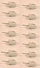 Lot of 14 Zareba WP1929 Woodstream Electric Fence Screw-In Porcelain Insulator