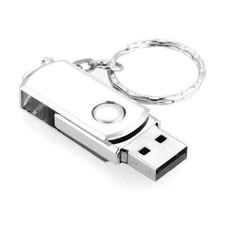 LOT OF 5 NEW 16GB FLASH DRIVE USB 2.0 MEMORY DATA STICK WITH METAL KEYCHAIN