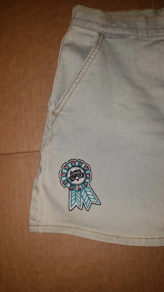 Juicy Couture Mini Denim Patchwork Girl Skirt NWT Size 14 - Image 2 of 4