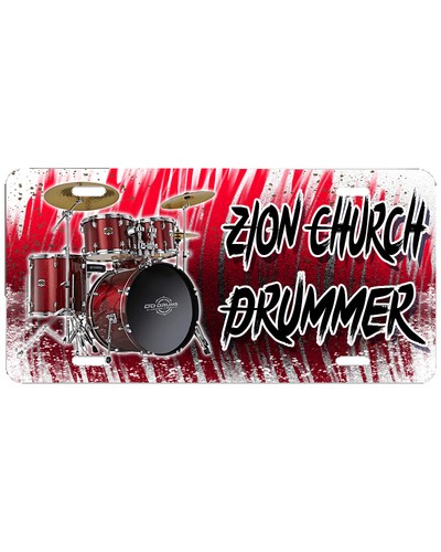Airbrush Painted Drum Set Music Hoodie Shirt Hat Backpack Tag Mug Coaster - Picture 2 of 12